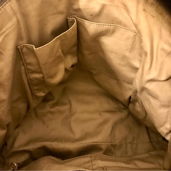 Fossil Sydney Shopper Metallic Gold Pebbled Leather Tote - Picture 9 of 9